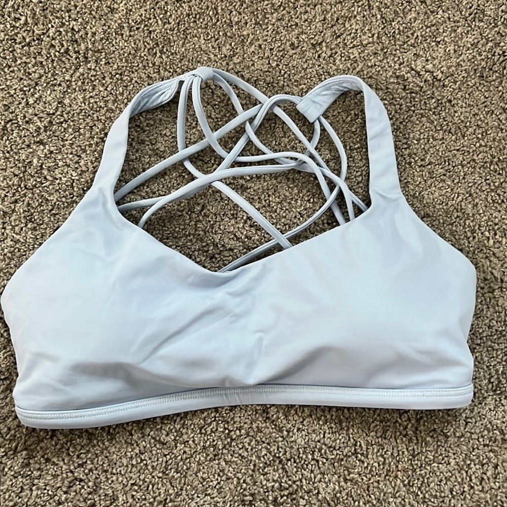 Lululemon Sports bra light blue